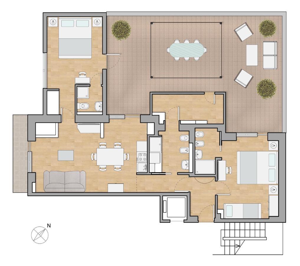 Vatican Luxury Apartment With Terrace - 7 People Róma Kültér fotó